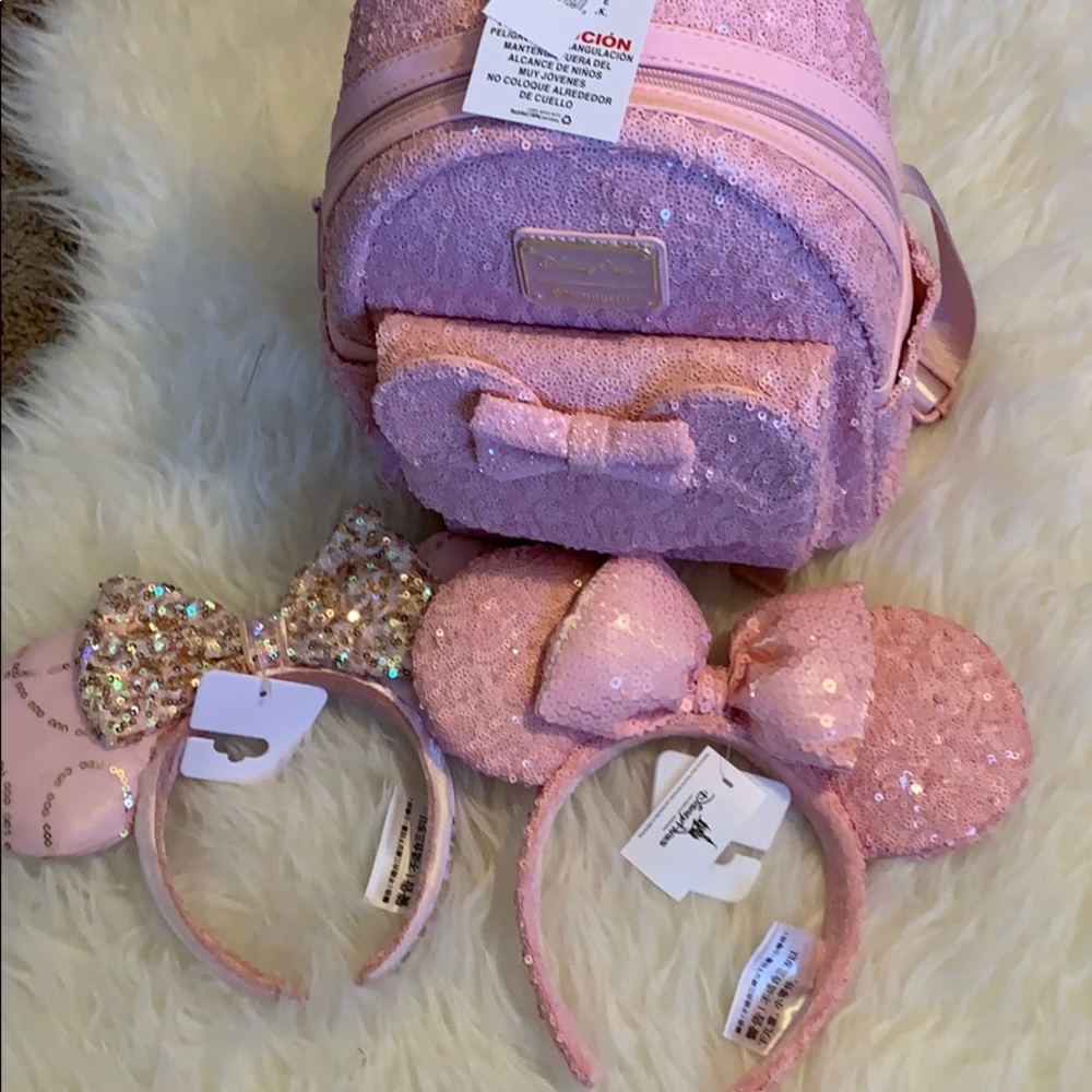 DISNEY EARS AND BACKPACK *BRAND NEW*